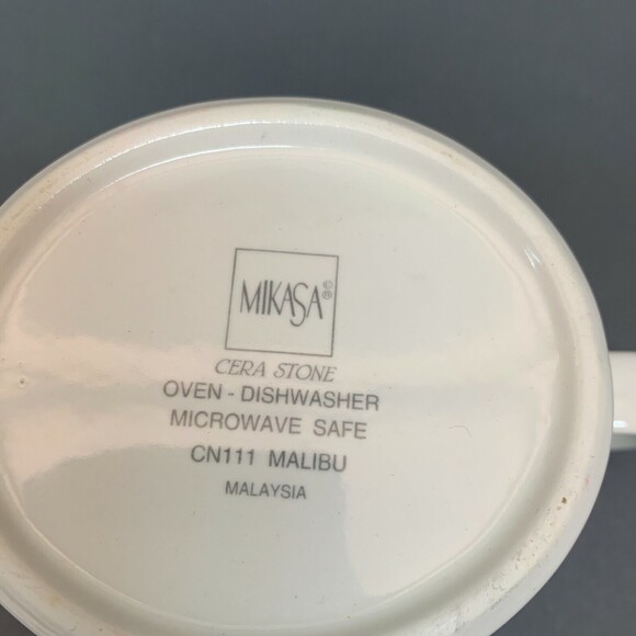 Mikasa Malibu CN111 Creamer Cera Stone Oven Dishwasher Safe Multicolor - Picture 7 of 7